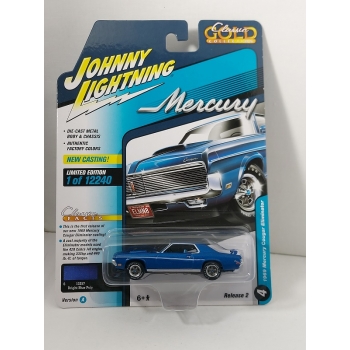 Johnny Lightning 1:64 Mercury Cougar Eliminator 1969 Bright Blue